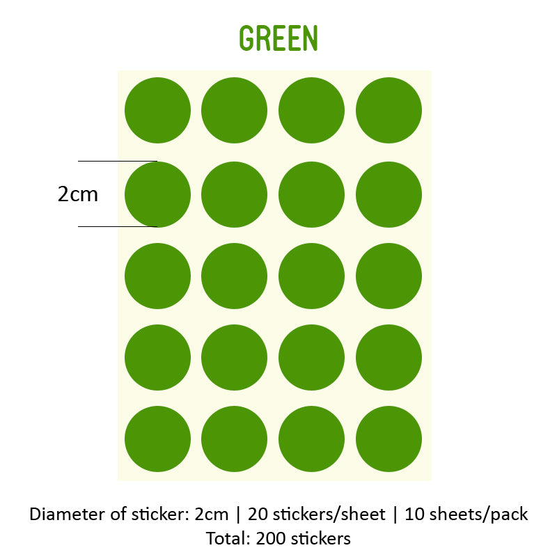 Round Dot Stickers
