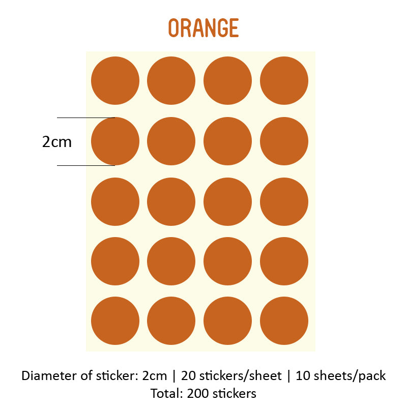 Round Dot Stickers