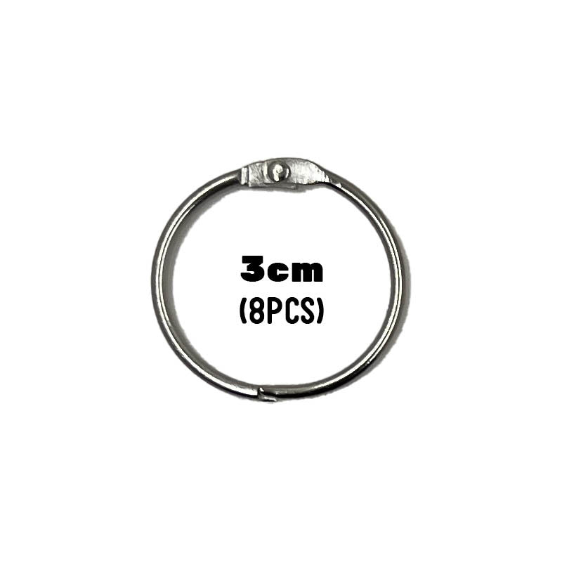 Hinged O Ring / Metal Ring / Jump Ring / Keychain