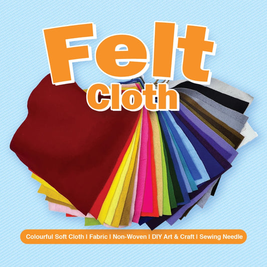 Soft Felt Cloth 1.4mm (30cm x 30cm / 90cm x 100cm)