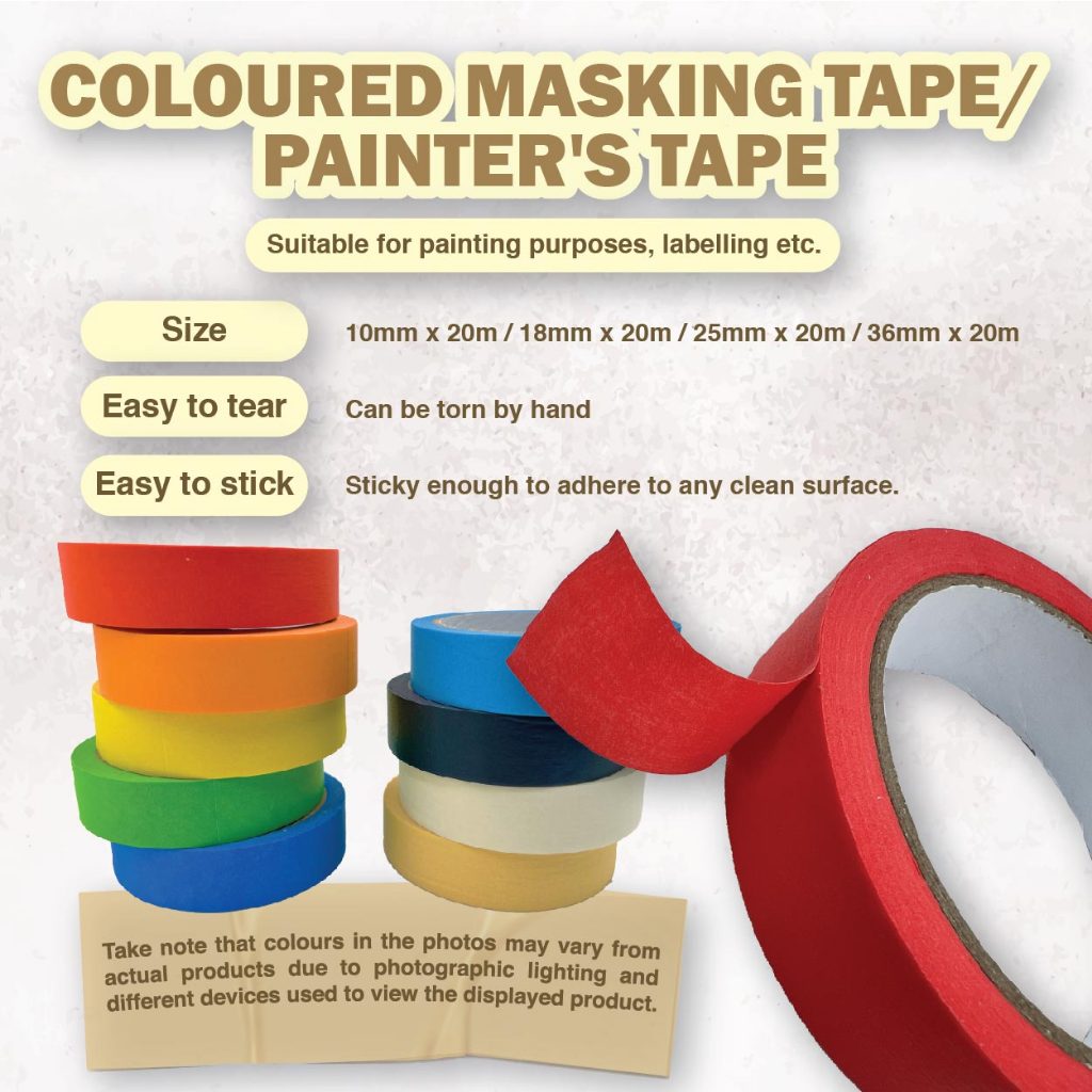 Colour Masking Tape / Painter's Tape