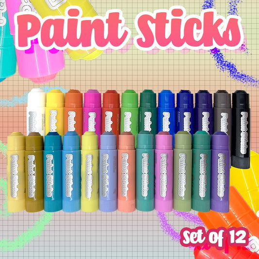 Paint Sticks 12 Colours (Tempera Paint)