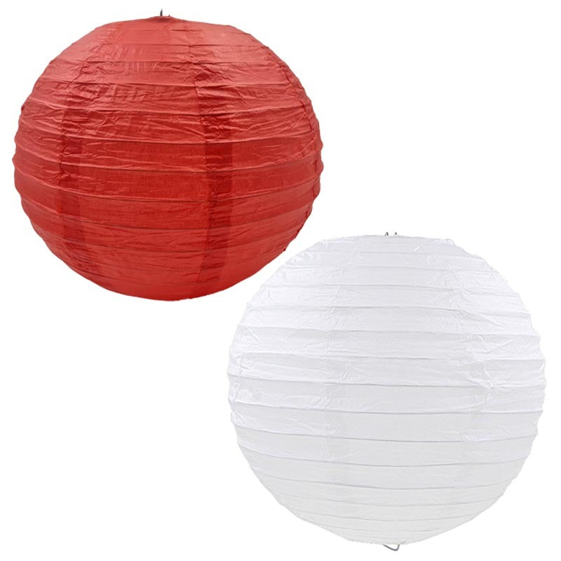 Paintable Paper Lantern (With Stick)