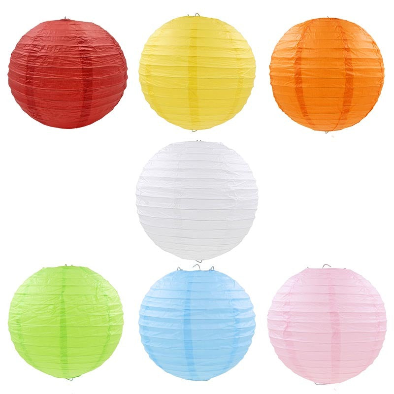 Paintable Paper Lantern (With Stick)